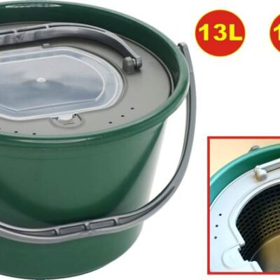 Vedro na živú nástrahu - uzatvárateľné, 13L
