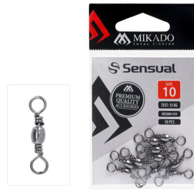 MIKADO, BARREL SWIVEL veľ. 10/10ks